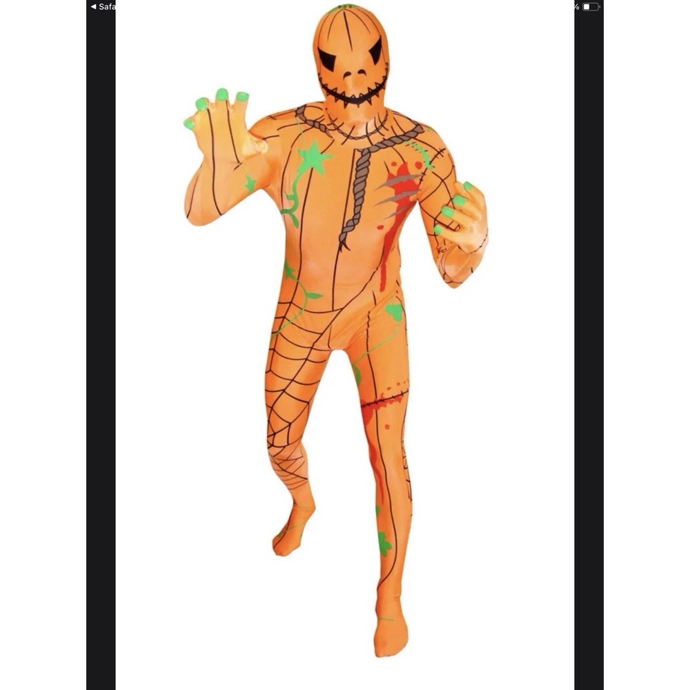 MorphCostumes Morphsuits - Pumpkin - Halloween Cosplay - size Large - New